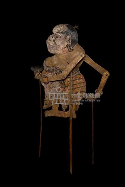 印尼爪哇島皮影戲偶─平民胖媽（Limbuk）藏品圖，第4張