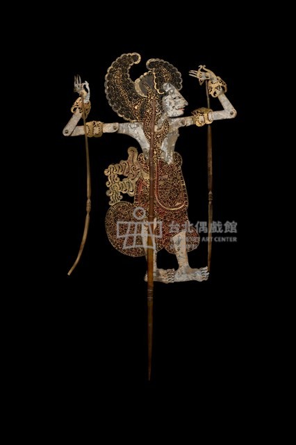 印尼峇厘島皮影戲偶─英雄（Arjuna）藏品圖，第4張