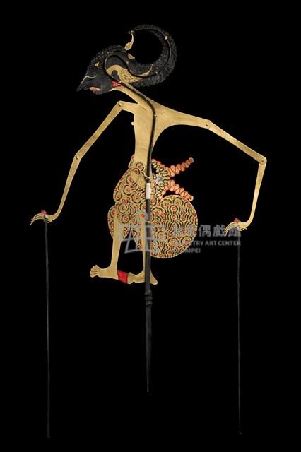 印尼爪哇島皮影戲偶─英雄（Arjuna）藏品圖，第4張