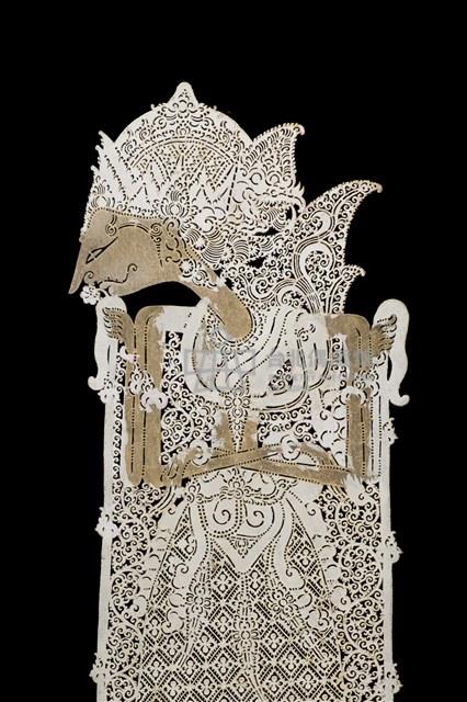 印尼爪哇島皮影戲偶─神祇（Siwa）藏品圖，第4張