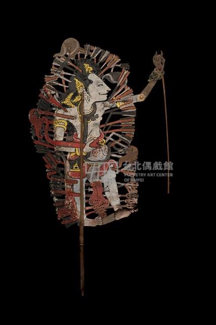 印尼峇厘島皮影戲偶─英雄（Abimanyu）藏品圖，第4張