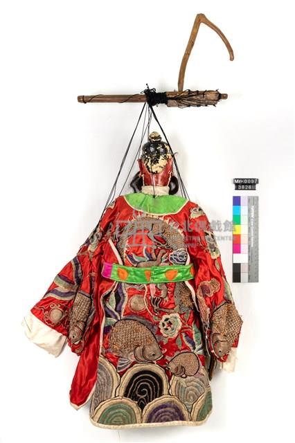 懸絲傀儡戲偶-紅大花藏品圖，第2張