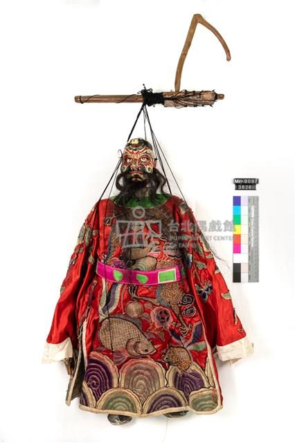 懸絲傀儡戲偶-紅大花藏品圖，第1張
