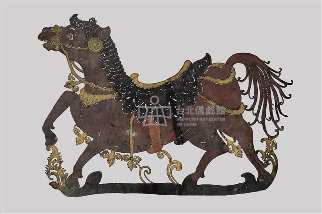 印尼爪哇島皮影戲偶─馬（Kuda）藏品圖，第2張