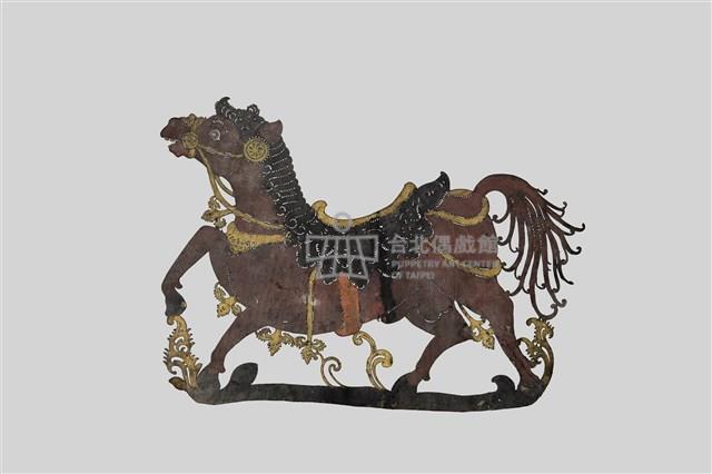 印尼爪哇島皮影戲偶─馬（Kuda）藏品圖，第1張