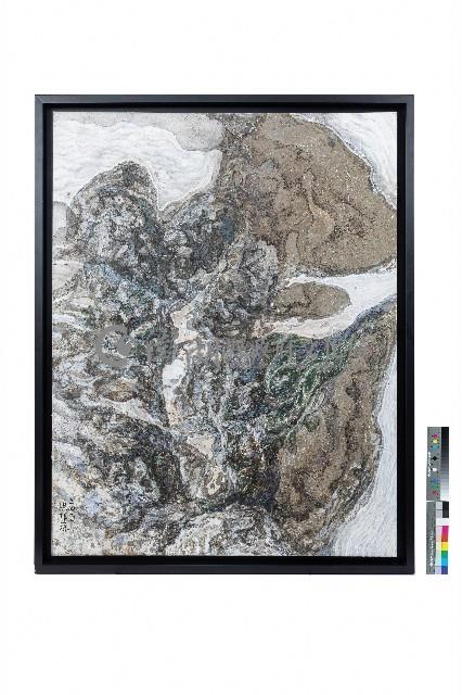 枯⼭⽔藏品圖，第1張