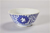 青花白瓷碗藏品圖，第1張