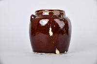 紅褐釉四繫罐藏品圖，第1張