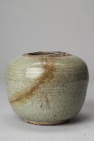 陶製開片青釉罐藏品圖，第1張
