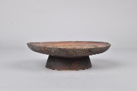 素面高足木製托盤藏品圖，第2張