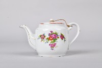 彩繪花卉茶壺藏品圖，第1張