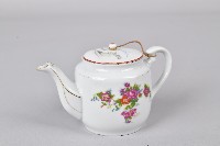 彩繪花卉茶壺藏品圖，第3張