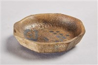 八角青釉瓷碟藏品圖，第1張