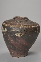 紅胎深褐釉四耳甕藏品圖，第3張