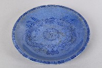 藍釉龍鳳雙囍瓷盤藏品圖，第1張