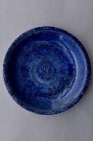 藍釉龍鳳雙囍瓷盤藏品圖，第2張