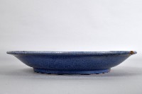 藍釉龍鳳雙囍瓷盤藏品圖，第3張