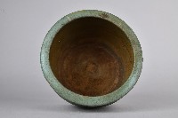 陶製紅胎青釉素面盆藏品圖，第2張