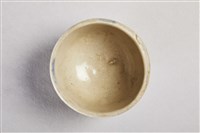 藍葉粉花紋茶杯藏品圖，第3張