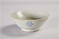 灰青釉青花瓷碗藏品圖，第1張