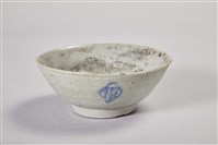 灰青釉青花瓷碗藏品圖，第1張