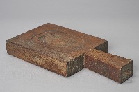 木製方形壽龜及壽桃粿模藏品圖，第3張