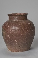 紅色素面陶製釀酒罐藏品圖，第4張