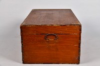 素面紅漆衣物箱藏品圖，第2張