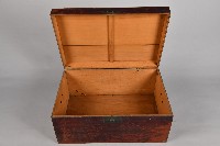 素面紅漆衣物箱藏品圖，第3張