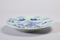 青花古鎮繪畫瓷盤藏品圖，第3張