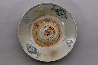 棕藍青花陶盤藏品圖，第2張