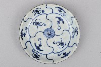 螺旋紋青花陶盤藏品圖，第3張