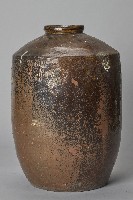 陶製深褐釉紹興酒甕藏品圖，第2張