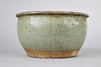 陶製青釉素面盆藏品圖，第1張