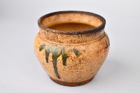 褐釉青彩陶罐藏品圖，第3張