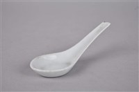 白瓷製湯匙藏品圖，第1張
