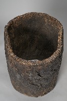 人像百步蛇紋木製穀桶藏品圖，第2張