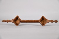 人像幾何紋木製雙連杯藏品圖，第2張