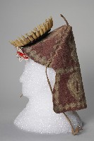 綴珠獸牙男性皮帽藏品圖，第3張