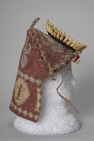 綴珠獸牙男性皮帽藏品圖，第4張