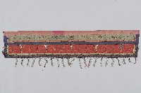 刺繡紅底藍邊五人像八仙彩藏品圖，第1張