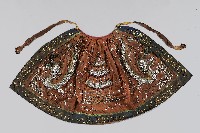 橘底藍邊繡龍紋神像衣藏品圖，第1張