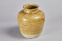 陶製橫紋褐釉罐藏品圖，第3張
