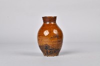 陶製紅棕釉罐藏品圖，第3張