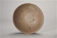 紅胎體米白釉色陶碗藏品圖，第3張