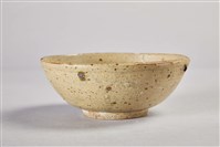 陶製灰白釉素面碗藏品圖，第2張