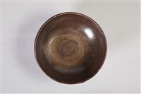 紅胎深褐釉素面陶碗藏品圖，第3張