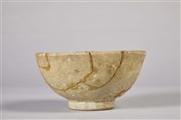 灰綠霧面陶碗藏品圖，第2張