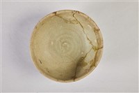 灰綠霧面陶碗藏品圖，第3張