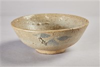 陶製灰白釉素面碗藏品圖，第1張